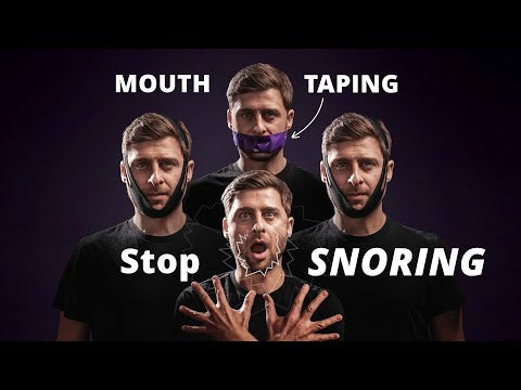 Mouth taping stop snoring